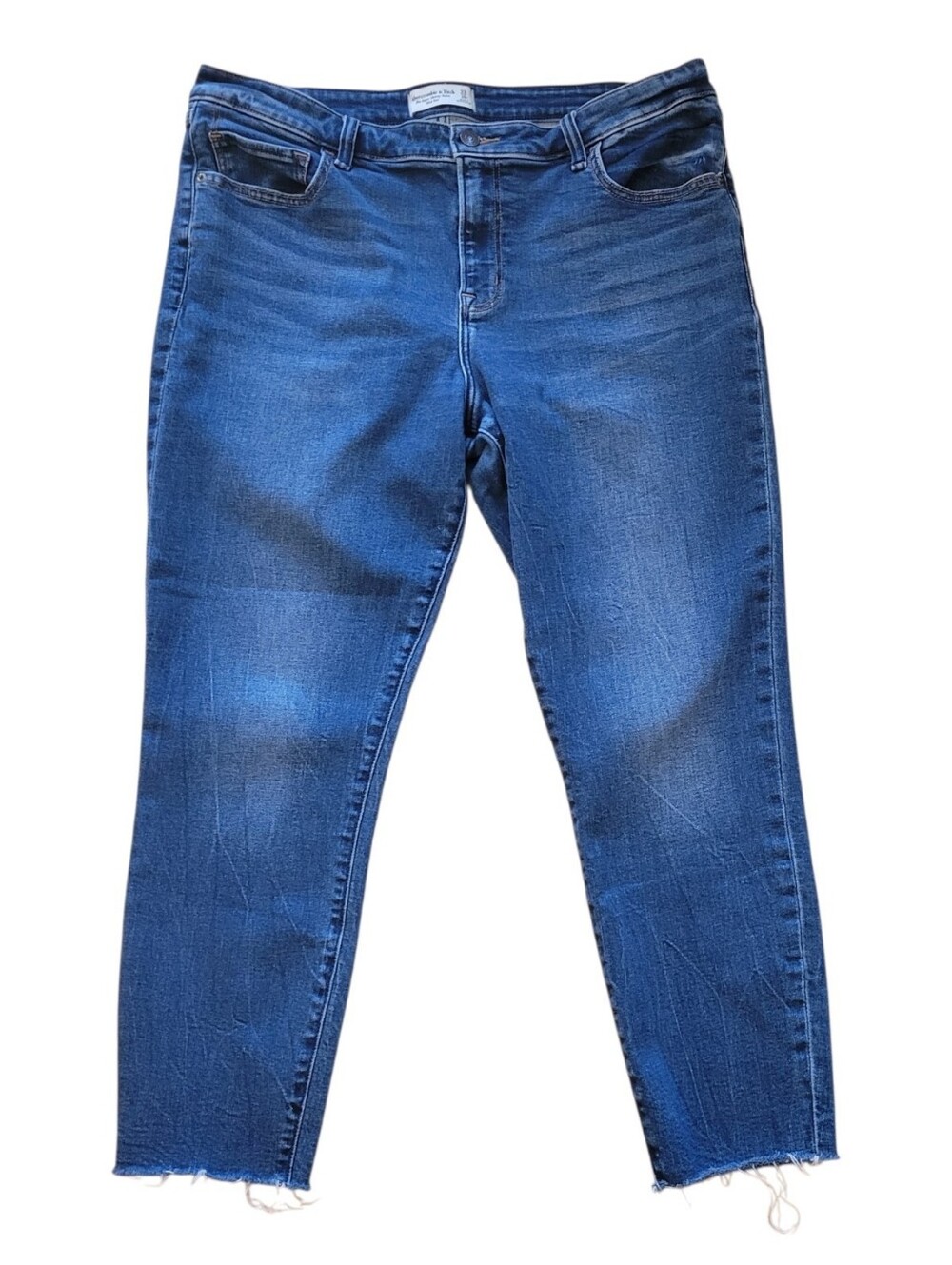 Abercrombie &‎ Fitch Blue Super Skinny Ankle Denim Jeans Size 33/16